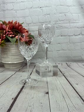 Wine Glass Tay by Edinburgh Crystal - Clear Stemware (Set of 2)